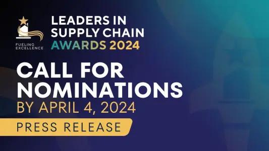 Alcott Global Announces 2024 Leaders in Supply Chain Awards and Calls for Nominations
